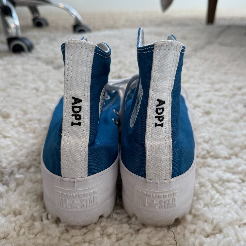 Custom Alpha Delta Pi Platform Converse Shoes - image 1